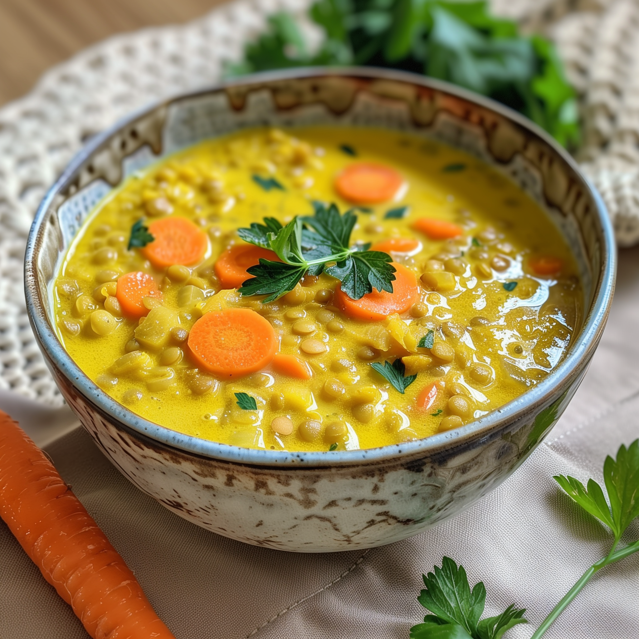 Turmeric Lentil Soup