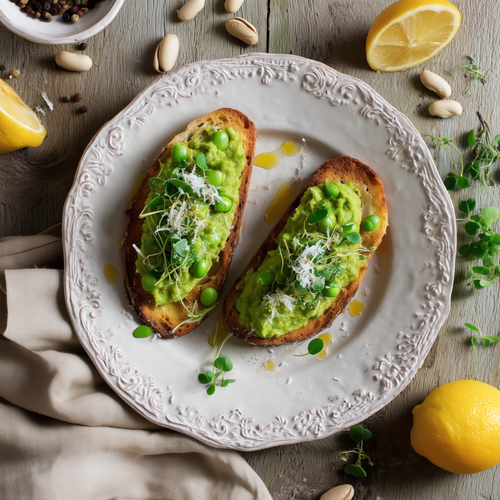 Fava Bean Crostini