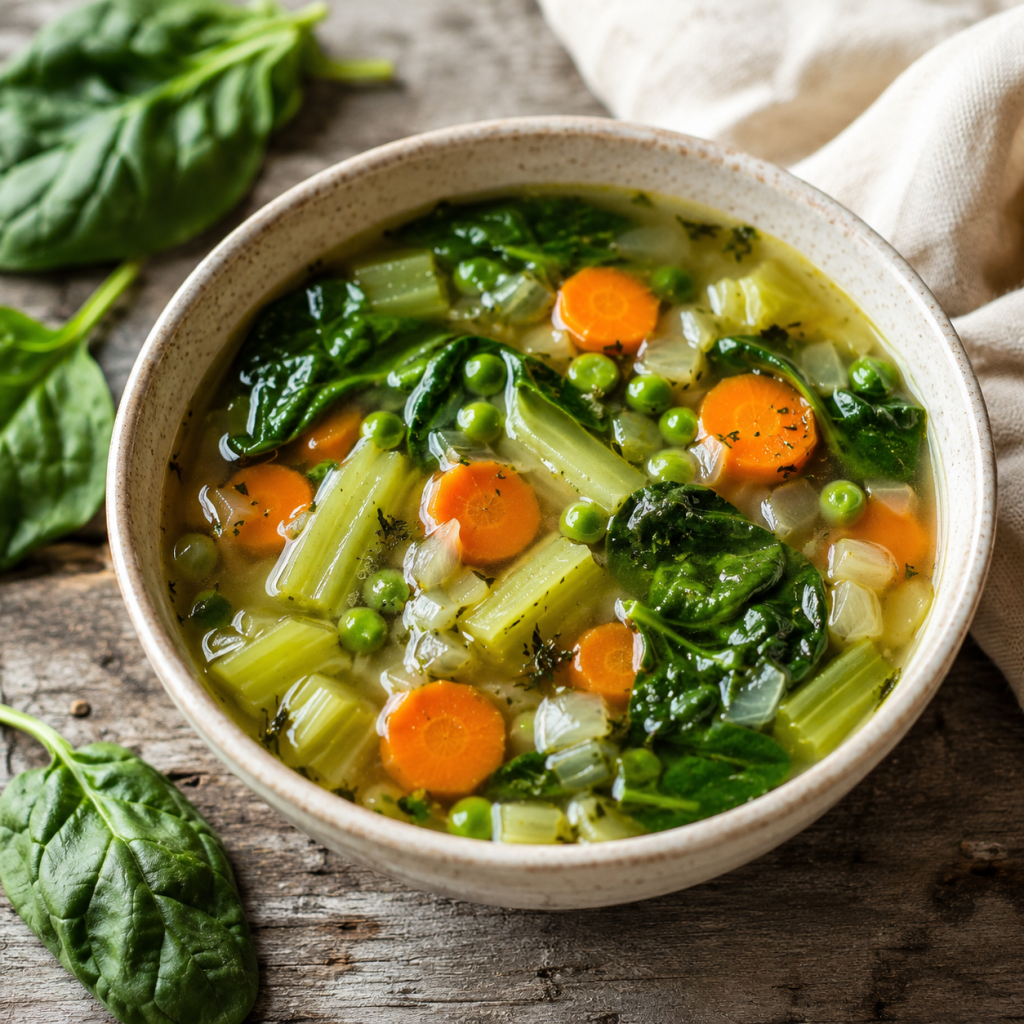 Spring Vegetable Soup - Frau Virtin | easy soup recipe 💚