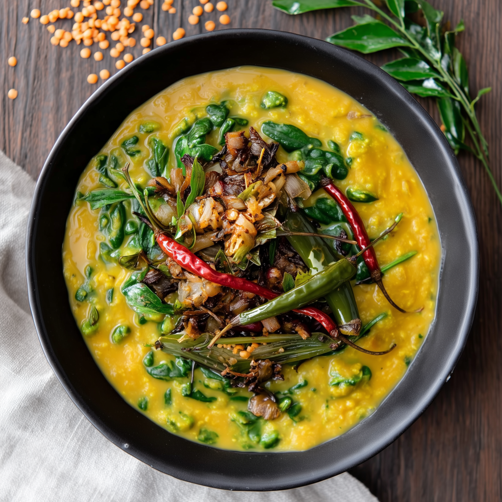 Lentil Curry with Spinach