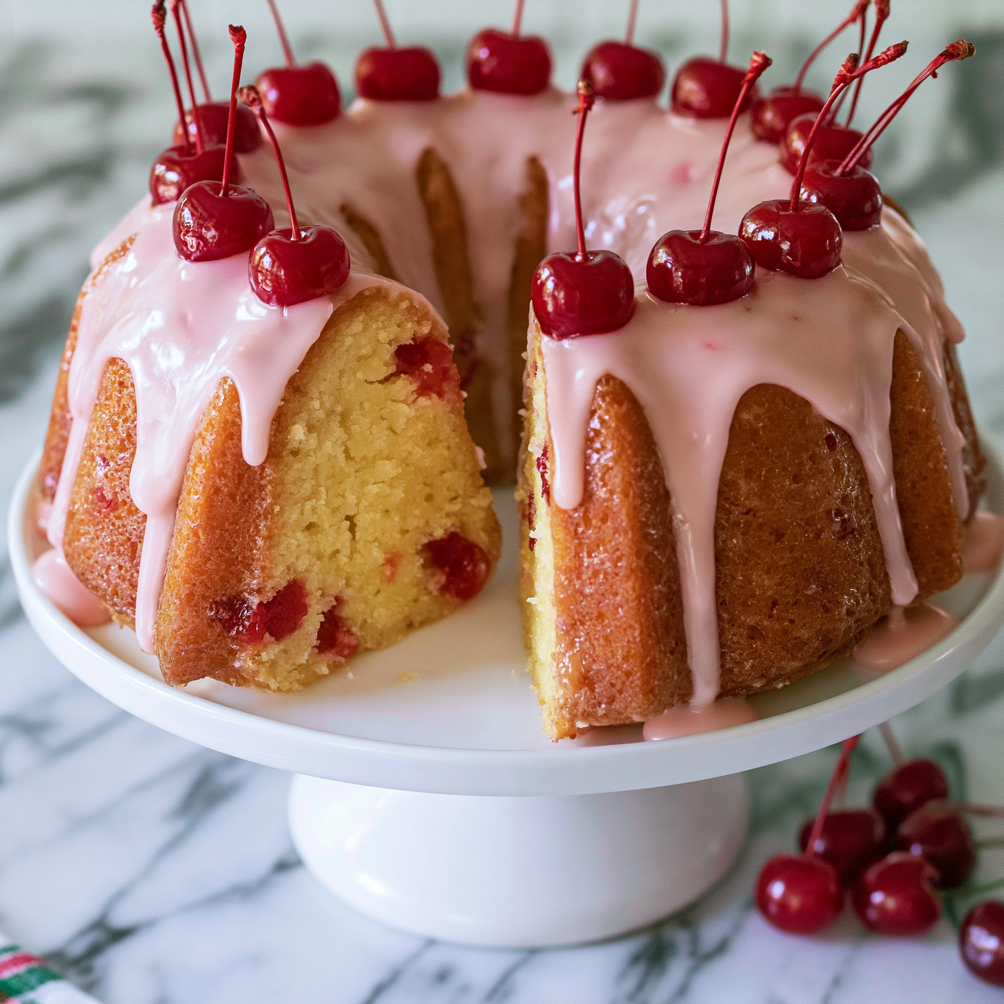 Shirley Temple Cake